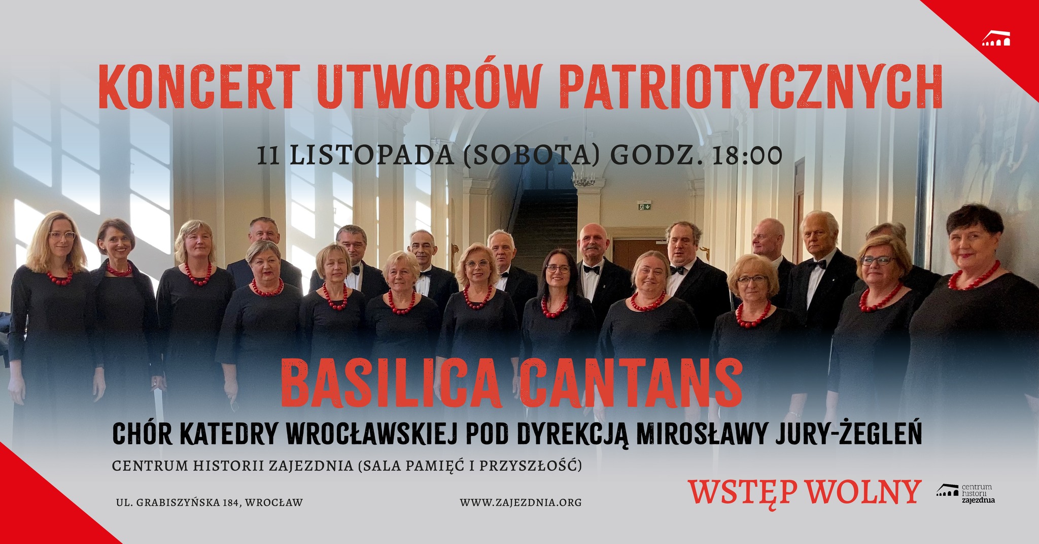 Read more about the article [2023-11-11] Koncert patriotyczny w Centrum Historii Zajezdnia