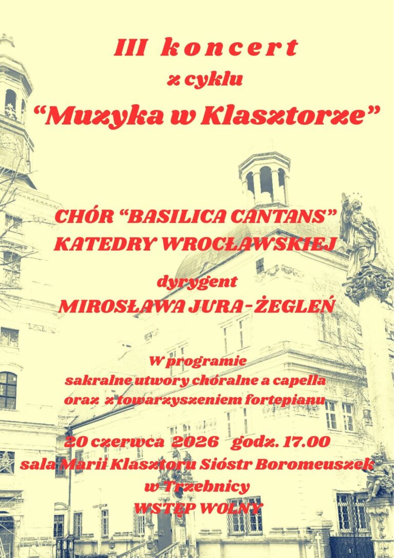 Read more about the article [2026-06-20] Muzyka w Klasztorze